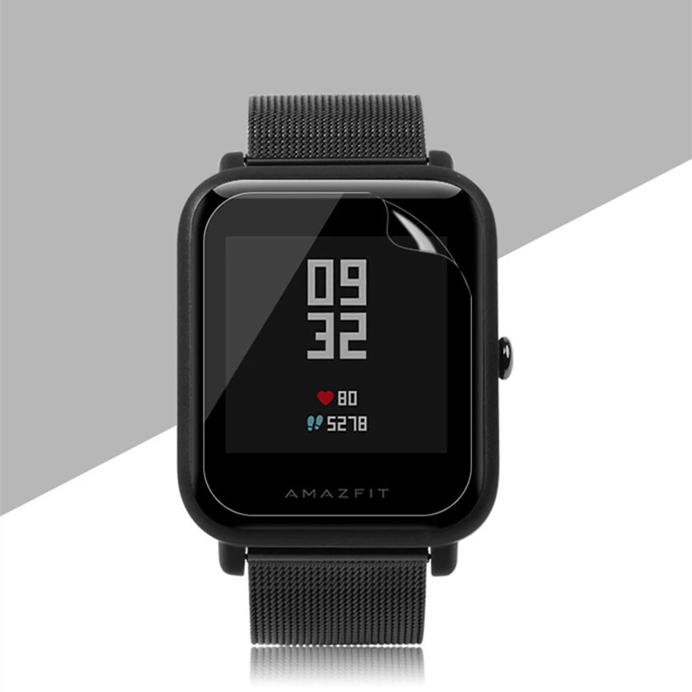 Мягкая нано-пленка для Xiaomi Huami Amazfit Bip Защита Экрана Мягкая нами(не закаленное стекло) Защитная пленка для Amazfit Bip Band