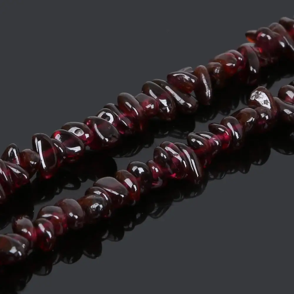 88 см/прядь натуральный гранат 5-6 мм каменные бусины темно-красный гранат нерегулярные чип шарик для DIY Шарм браслет ожерелье ювелирные изделия