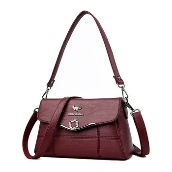 

2019 New Soft Genuine Leather Crossbody Bags Ladies Hand Bags Elegant Shoulder Bag Women Handbags and Purses Clutch