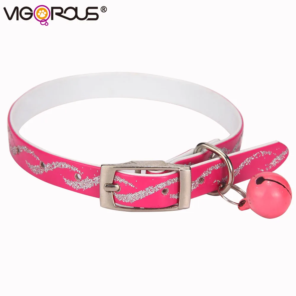 Cats Collar with Bells for Small Dogs and Cats Bling Dog Collar in