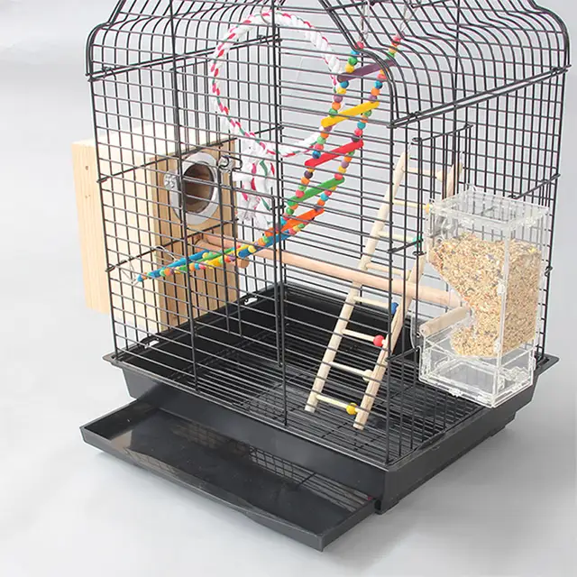 Fer Cages à Oiseaux Maisons Avec Jouets Reproducteurs
