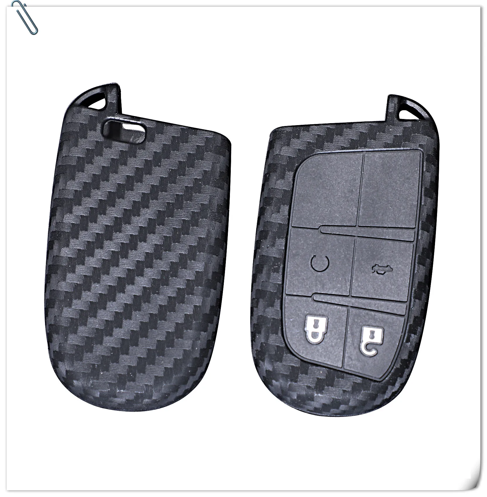 Keyforkess Cover astuccio portachiavi in Silicone al carbonio per Fiat Jeep Renegade Grand Cherokee Dodge Ram 1500 Journey Challenger Chrysler 4 Keyforkess Cover astuccio portachiavi in Silicone al carbonio per Fiat Jeep Renegade Grand Cherokee Dodge Ram 1500 Journey Challenger Chrysler - HTB10RZ8QNTpK1RjSZR0q6zEwXXav