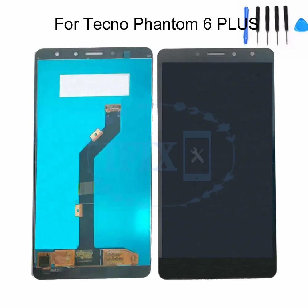 

6 inch Phone LCD For Tecno Phantom 6 PLUS LCD Display Panel Replacement Touch Screen Digitizer Assembly Tested