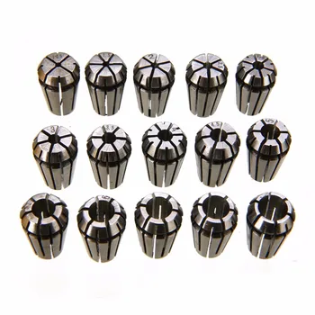 

15pcs ER11 Precision Spring Collet Set For CNC Engraving Machine Milling Lathe Tool Workholding Tools