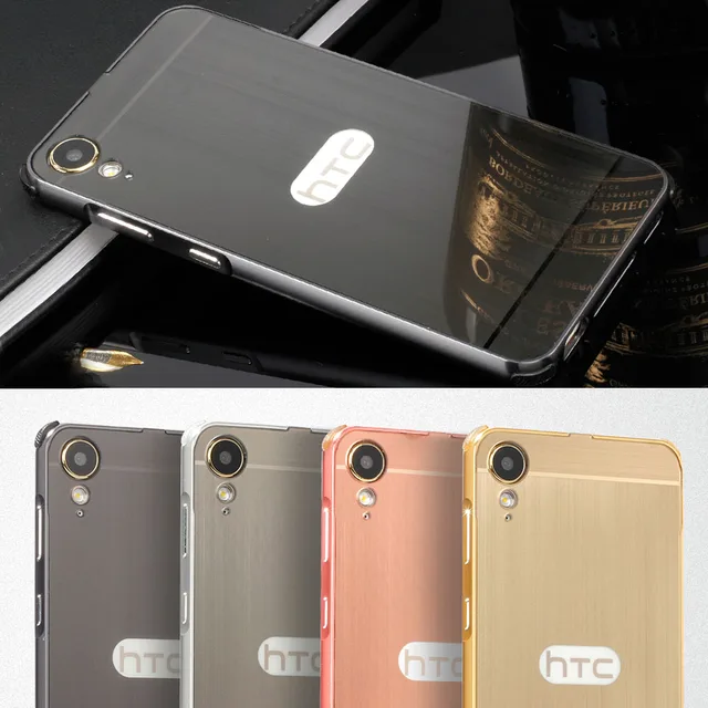Special Price original metal aluminum frame brushed PC back case for HTC Desire 10 Lifestyle 5.5'' phone cover anti-knock bag Registered Mail