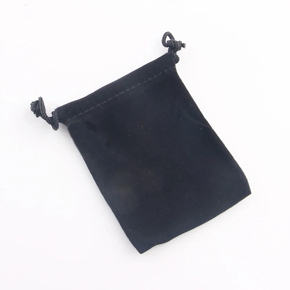 AMOURJOUX 10 шт./лот 7*9 см черный бархат Кольцо Серьги Браслет для колье и сумки дисплей упаковка подарочная сумка