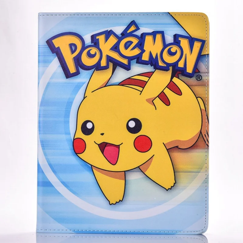 Чехол для Apple ipad mini 3/2/1 Pokemon Go cute Pikachu tablet PU кожаный чехол с откидной подставкой |