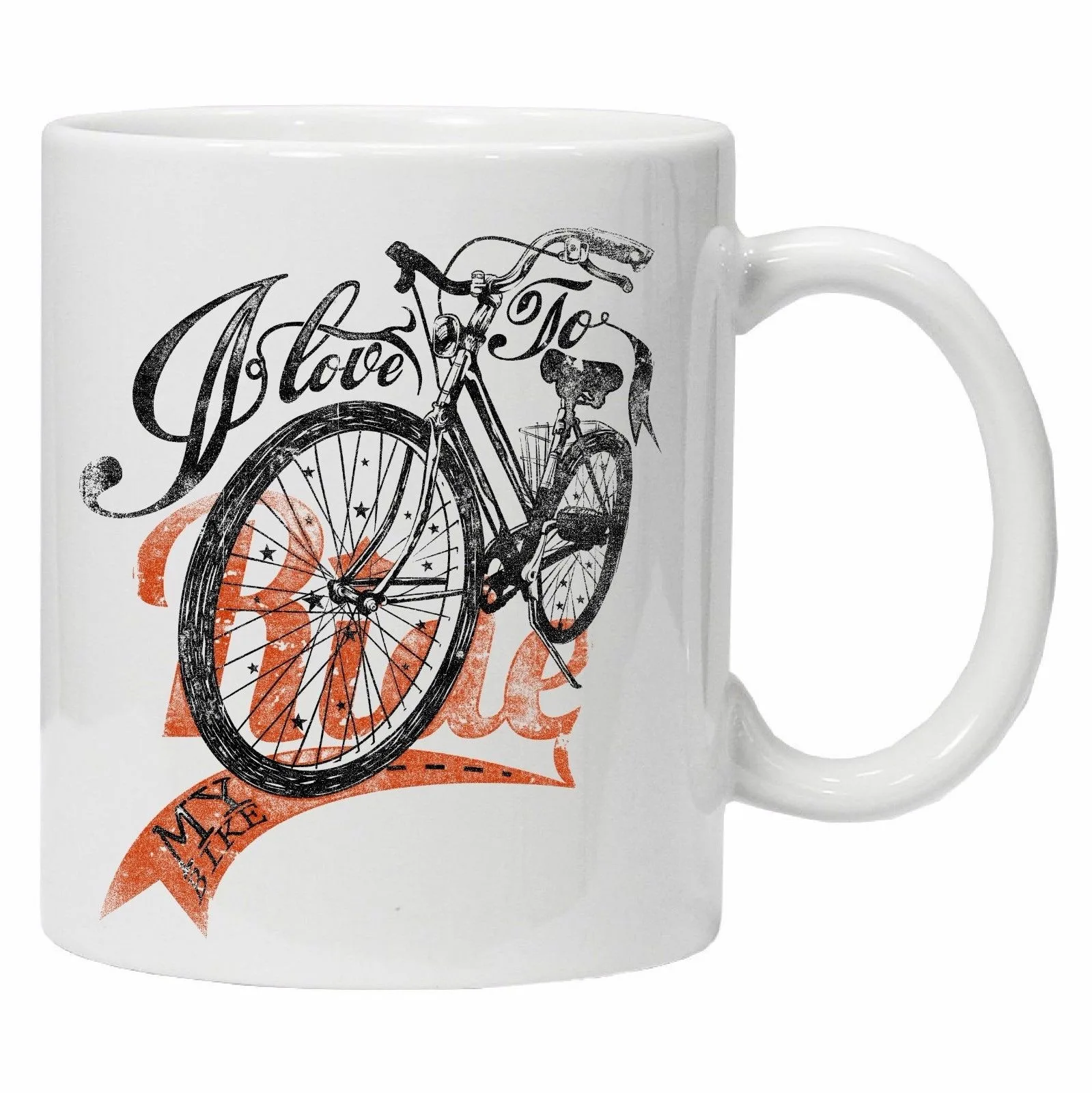 Road Bike Gifts I Love To Ride My Bike Tea Coffee Mug Motorcycle Gifts 