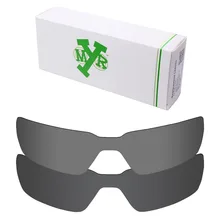 2 шт. Mryok Замена поляризованных линз для Oakley условно X-солнцезащитные очки в металлической оправе объектива маскирующий черный и черный ИК