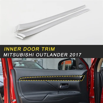 

Inner Door Window Cover Frame Trim Sticker Interior Accessories for Mitsubishi Outlander 2017 Car Styling