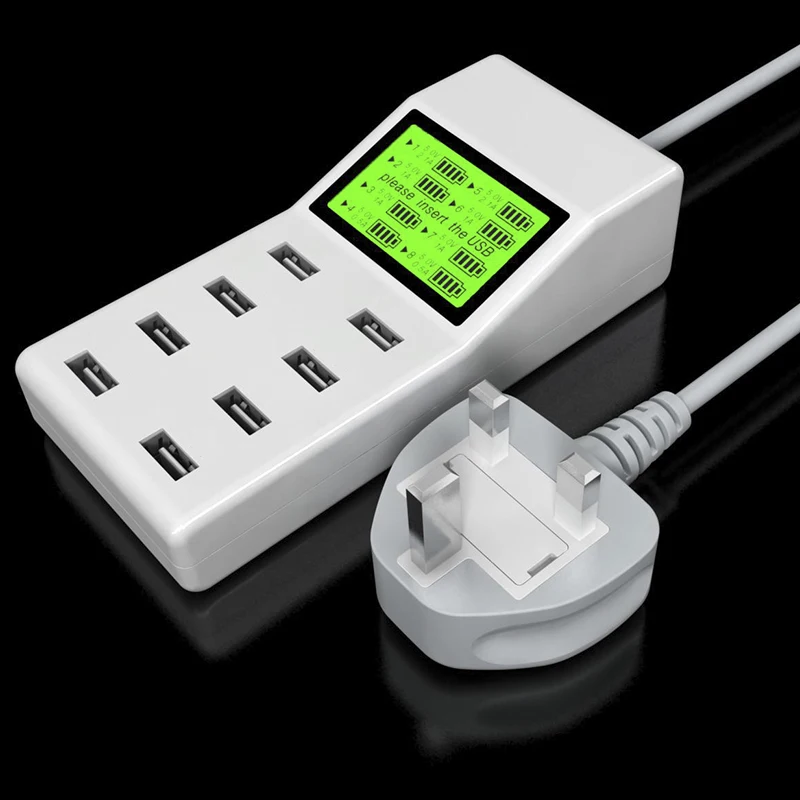 Leebote 8 портов USB зарядное устройство 40 Вт мульти порт адаптер питания