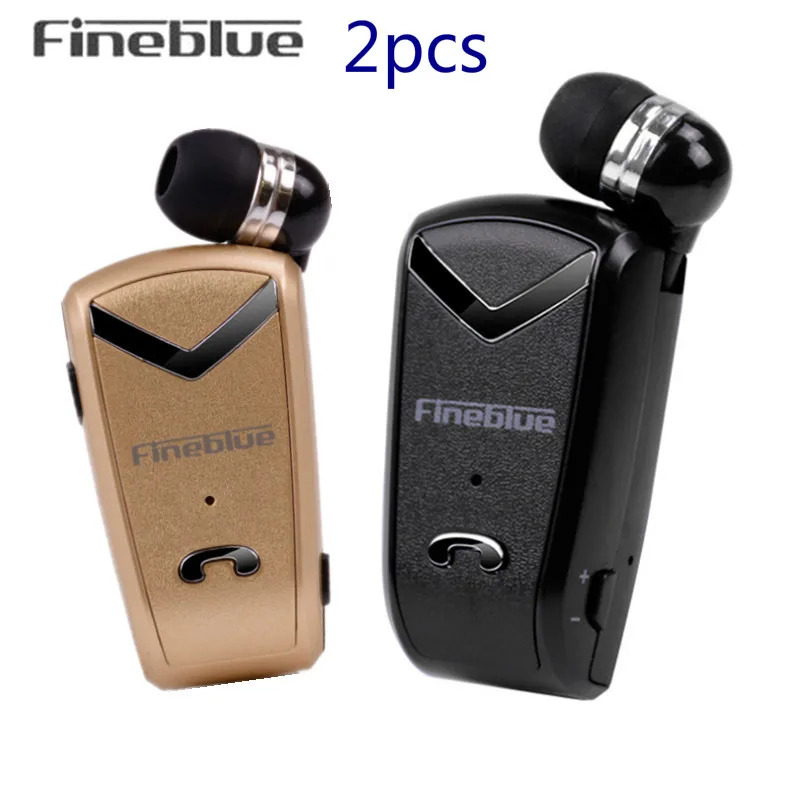2 шт. Fineblue F V2 Bluetooth стерео бизнес гарнитура быстрая Беспроводная Музыка наушники