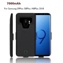 7000 мАч Внешний аккумулятор, чехол, запасная батарея, зарядка, универсальный для samsung Galaxy S9Plus/S8Plus/A8Plus, чехол для батареи