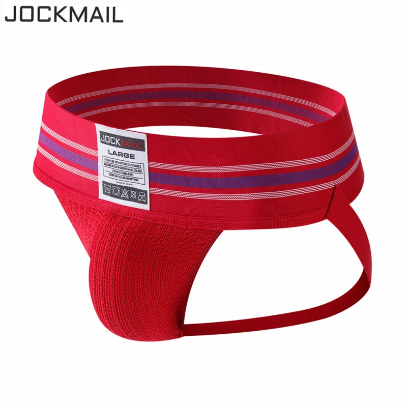 Mens Modal Jockstrap Elastic G-String Thong Underwear