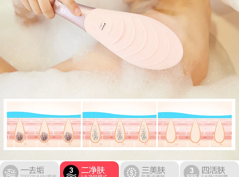 Xiaomi Deerma negative ion massage bath brush21
