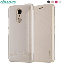 Флип чехол для lenovo k6 мощность nillkin матовое кожаные чехлы для lenovo k6 мощности противоударный тонкий обложка