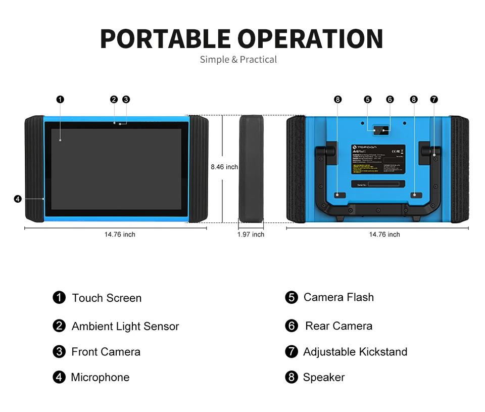 TOPDON ArtiPad I диагностический инструмент OBD2 Bluetooth сканер Авто Автоматическая ЭБУ программист launch PADIII AUTEL ELITE автомобильный диагностический