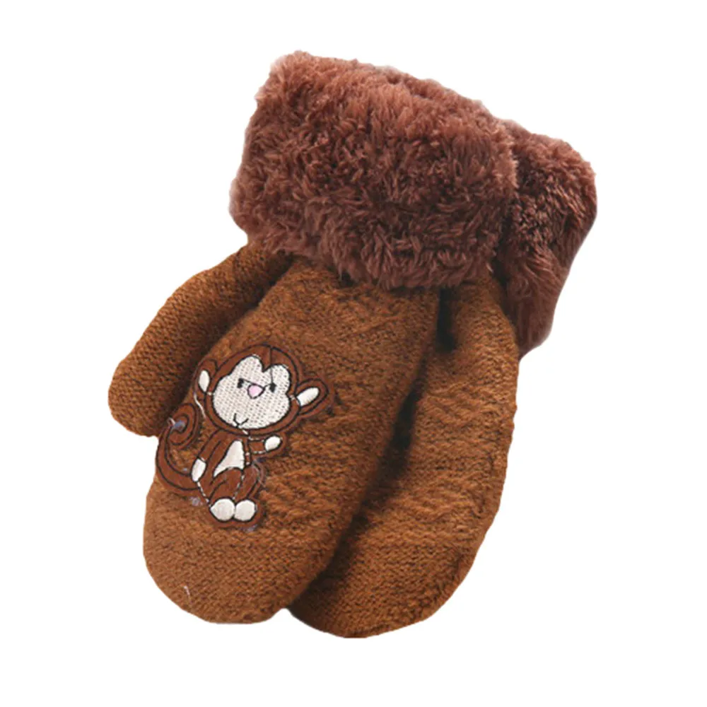 Buy Children's gloves mittens baby winter mittens warm