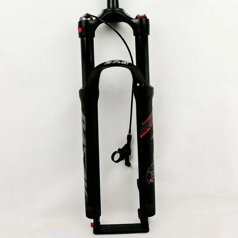 PASAK вилка для горного велосипеда 26in 27,5 дюйма 29 дюймов MTB велосипедная подвесная вилка амортизирующая передняя вилка с дистанционным и ручным управлением HL RL - Цвет: 29RL matte black