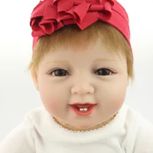 Детские куклы Рождественский подарок Реалистичная кукла коренится мохер хорошо для детей