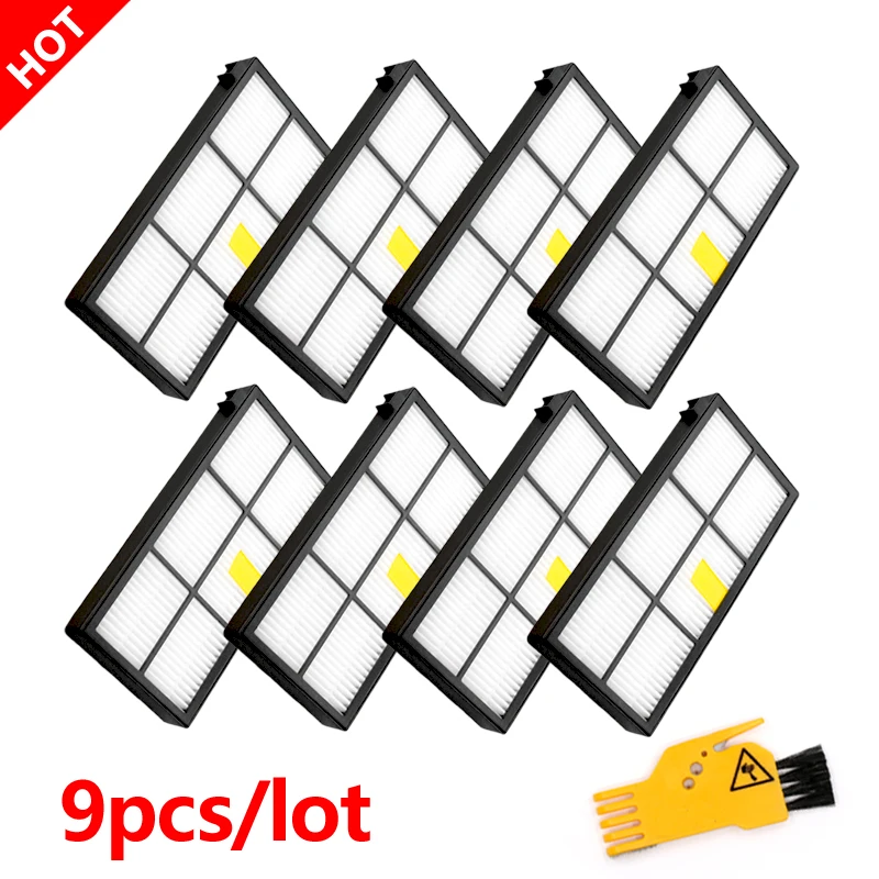

8pcs Heap filter kit for iRobot Roomba 800 900 Series 870 880 980 Vacuum Cleaner Accessories parts replacement