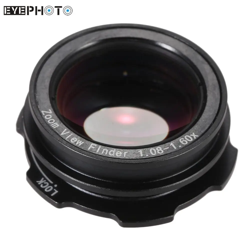 1.08x 1.60x Zoom DSLR Camera Photo Eye Cup Magnifier 6 Type Ports for