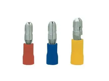 

200pcs 4mm Male Insulated Bullet Crimp Terminal Connector 16-14 AWG