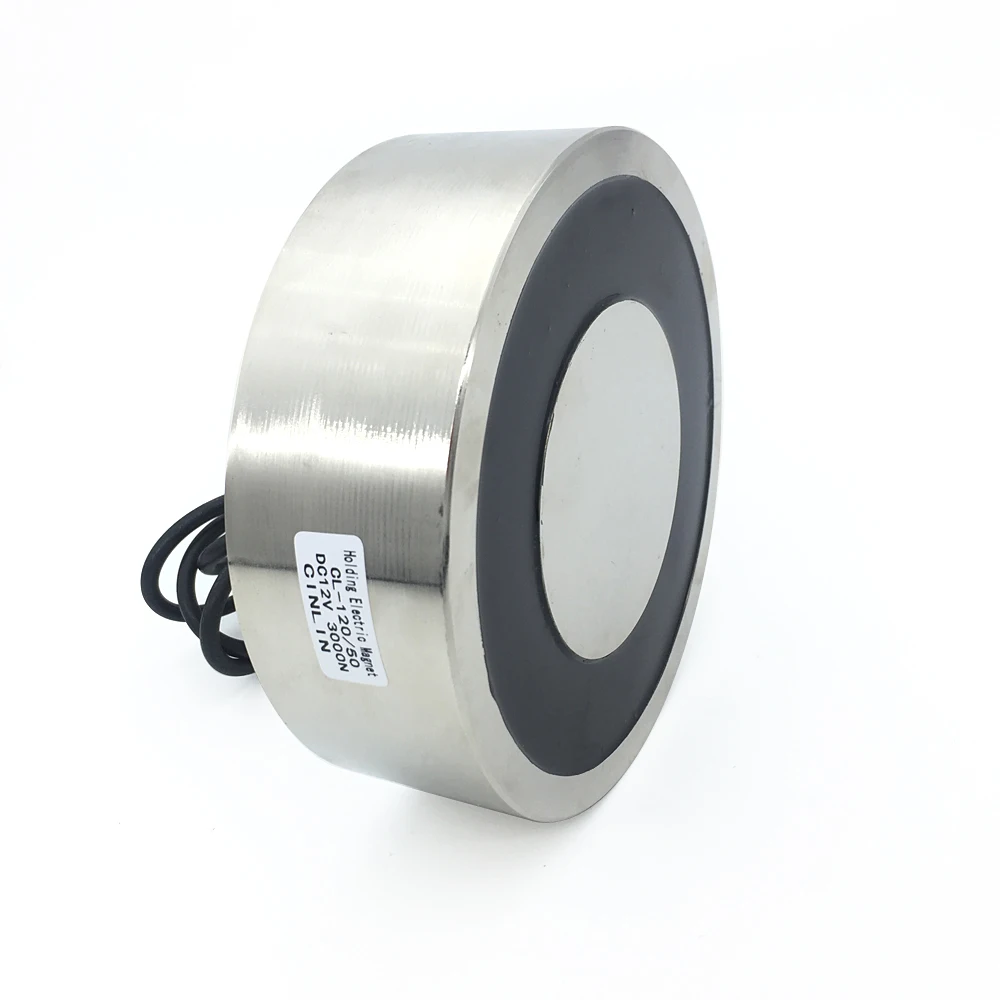 D100mm * H40mm 120 кг/264lbs/1200N Холдинг Электрический магнит подъема соленоидная присоска
