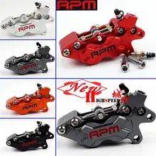 Универсальный ЧПУ об/мин мотоцикл тормозной суппорт левый и правый 40 мм отверстие в отверстие 4 поршня для yamaha Kawasaki Honda suzuki KTM bmw