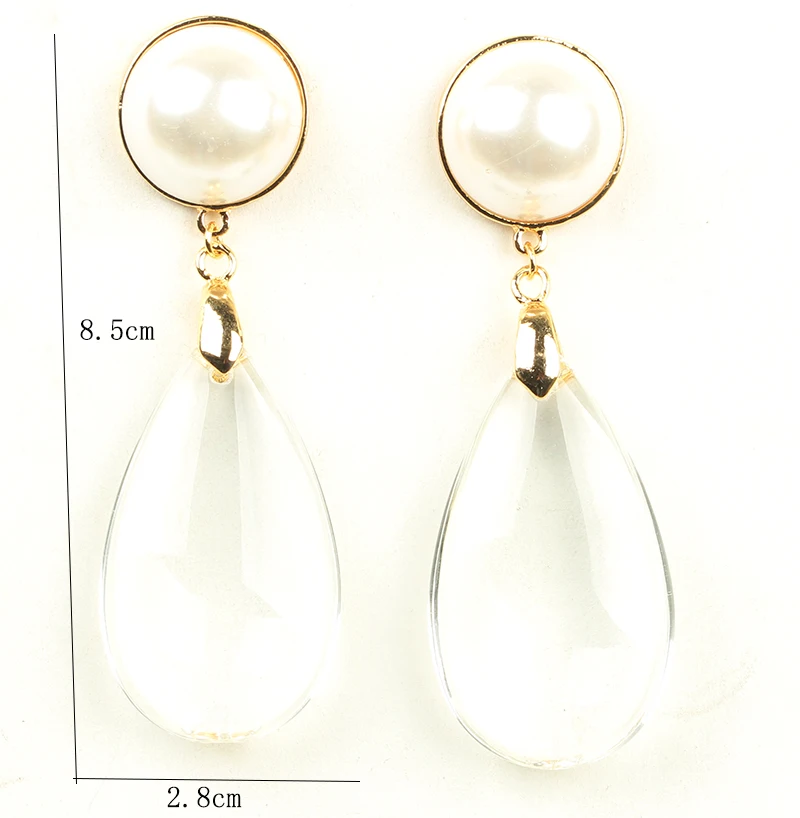 

New Fashion Crystal Statement Earrings For Women Wedding Drop Dangle Earrings Hot Sale Boho Style Jewelry