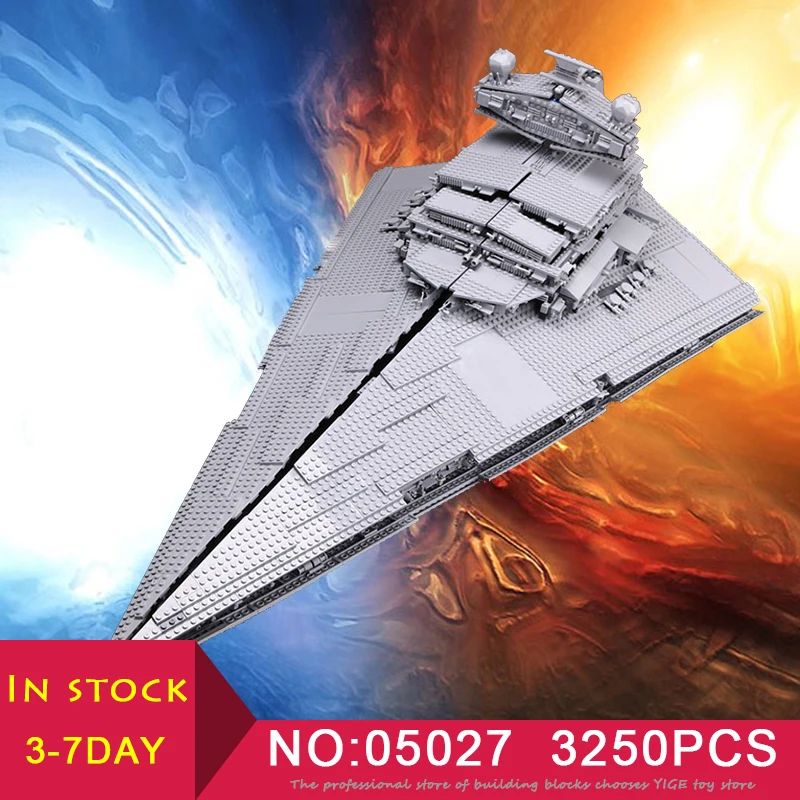 Building Toy 05027 3250Pcs Star Series The Destroyer Model Kit Blocks