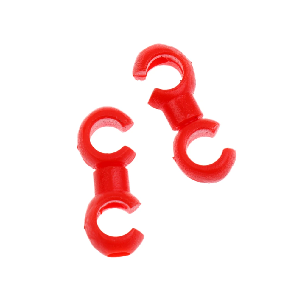 10Pcs Bicycle Rotating S-Hook Clips Bike Line Buckles Rotatable S-Clips Buckle Cable Guides Cycling Accessories