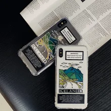 ORYKSZ силиконовый чехол для телефона с милыми пейзажами для iPhone 11 Pro Max XS Max, чехол для iphone XR X XS 6S 6 7 8 Plus, Ультратонкий Мягкий чехол из ТПУ