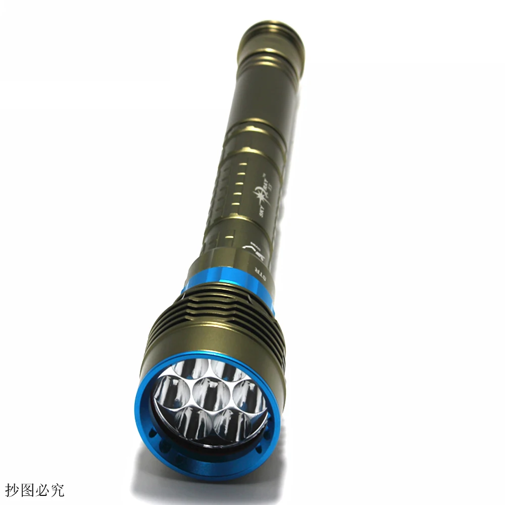 2016 New 14000 font b Lumen b font Underwater 200m Torch 7 X Xm l2 Led
