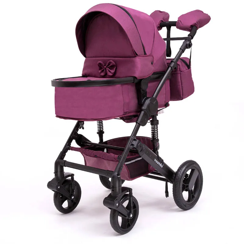 

voondo baby trolley bidirectional high-view shock absorber baby carriage can sit in the cart