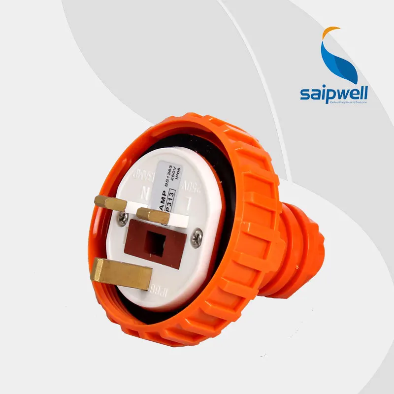 

SAIPWELL 2014 New 4P 13A Coupler Electrical Socket IP66 Waterproof Industrial Socket