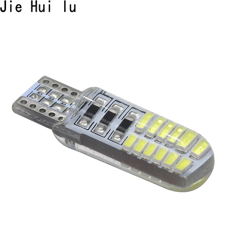 1 шт. высококачественный светодиодный задний фонарь T10 4014 24smd 12 В для автомобиля