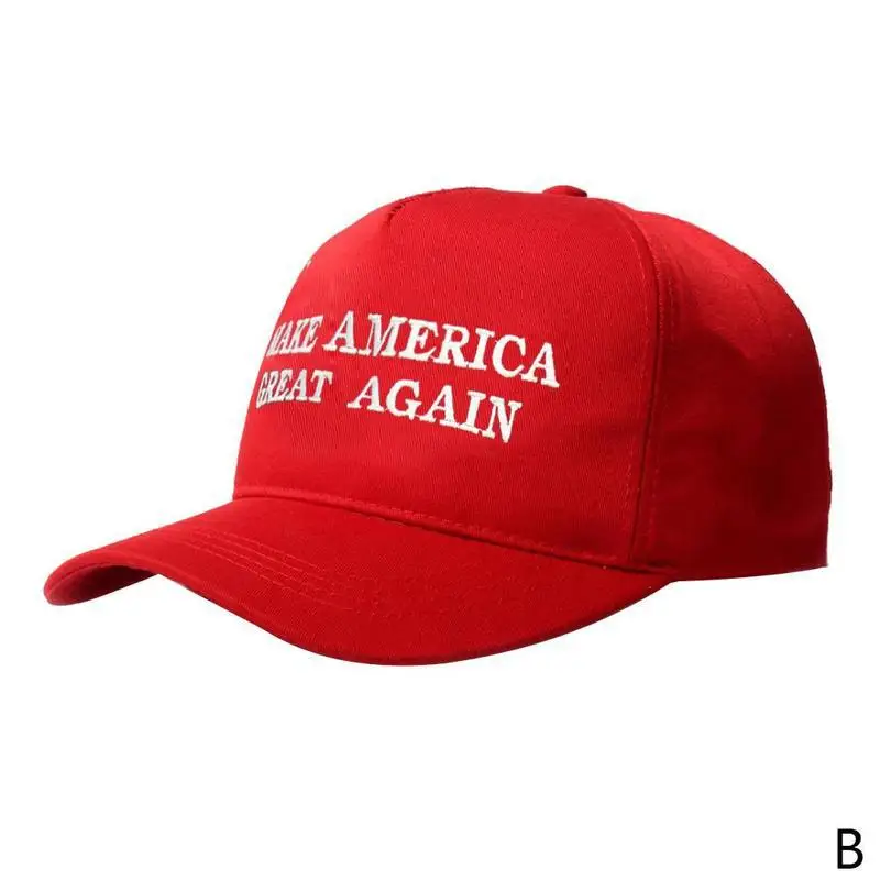 Шапка Дональда Трампа сделать Америку снова большой шляпа в стиле Республиканской партии США Регулируемая сетка бейсбольная кепка Патриоты шляпа Трампа - Цвет: B