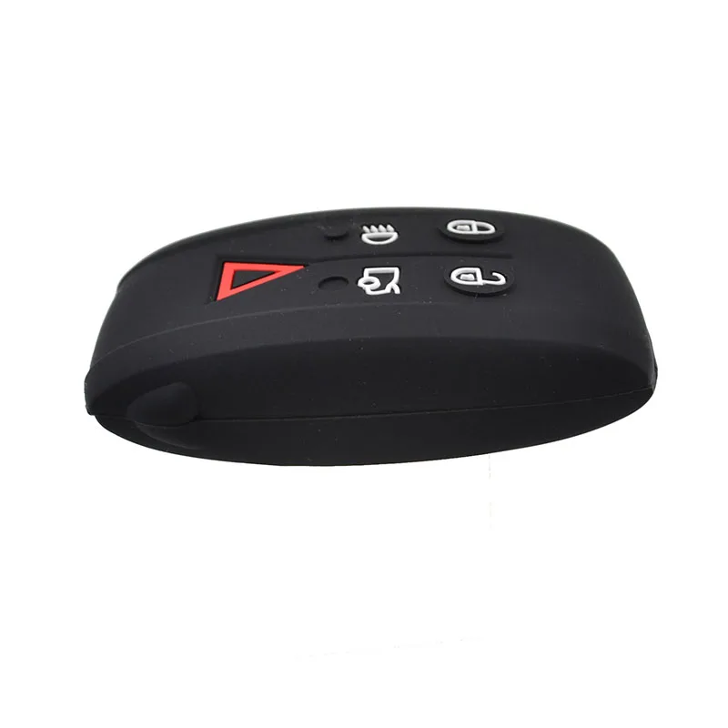 Key Case Cover AX For Jaguar XK XF XJ8 XK8 XRR 5 Button Silicone Car Remote Key Fob Shell Cover Case 2007-2011 2012 2013