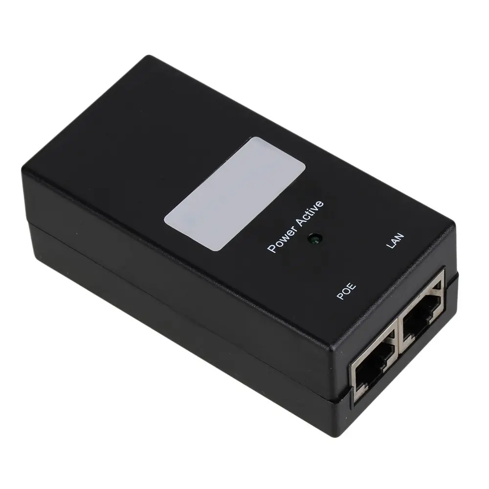 UBI-POE-15-8 DC 15V 0.8A 800mA PoE мощность по Ethernet адаптер-форсунка источник питания