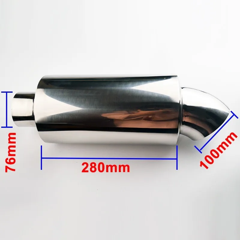 SALBEITECH автомобильный глушитель, Размер 2,"* 3,5" 2,"* 4" 2,"* 4,5" "* 3,5" "* 4" "* 4,5" Авто выхлопная труба