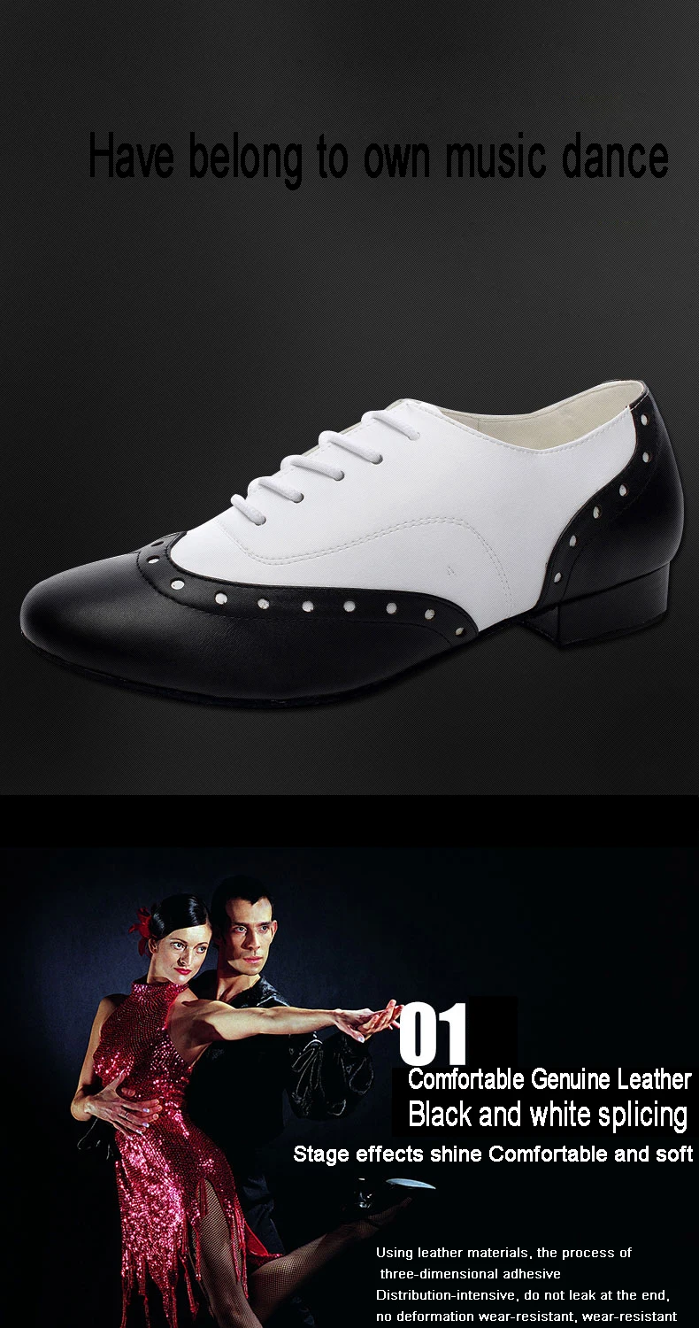 20161228_161038_013Standard Latin Dance Shoes Brand Men Sports Jazz Shoes Heel 4cm Black with White Social Dancing Sneakers Genuine leather 9010