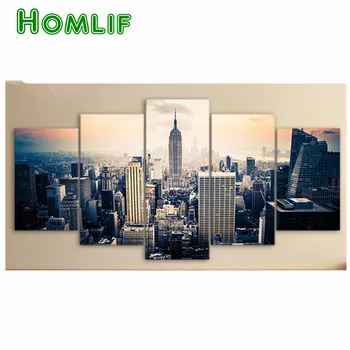 

eigen foto 5d diamond painting custom new york city View christmas embroidery diy cross stitch xmas decor hot 925 full square