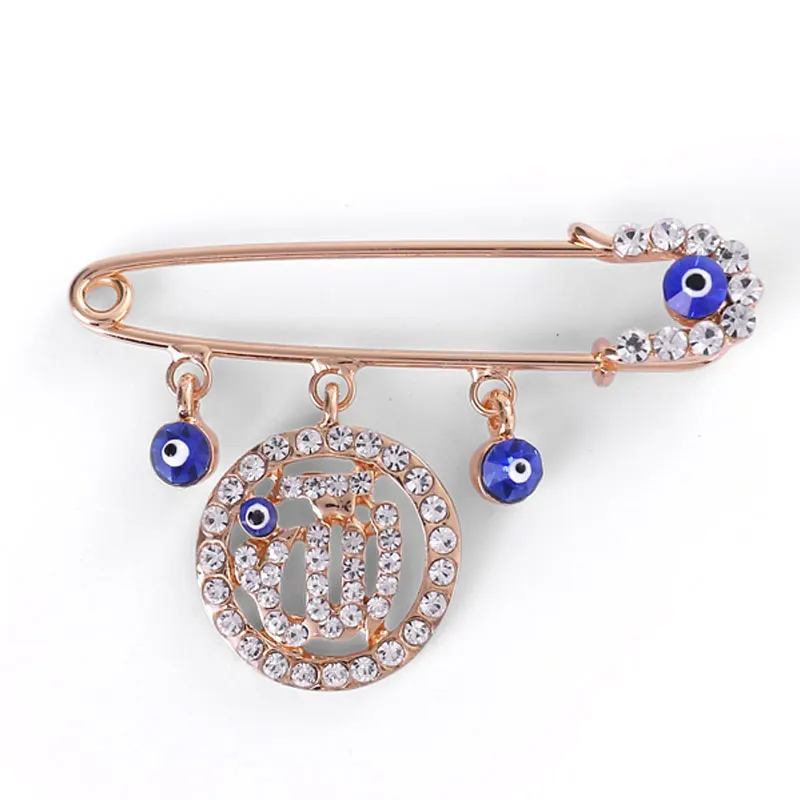 

Allah turkish evil eye brooch muslim islam jewelry accept drop shipping