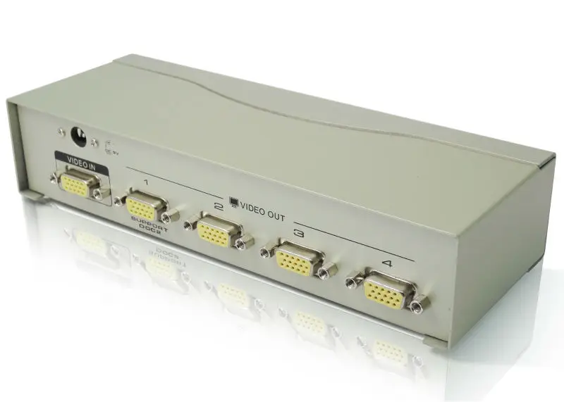 

DIPO vga splitter 4 port 250mhz 1 input 4 output / Video Signals up to 65m Factory Outlet