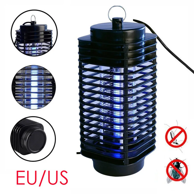 Electric Mosquito Killer Moth Killing Insect LED Bug US 220V Zapper Fly