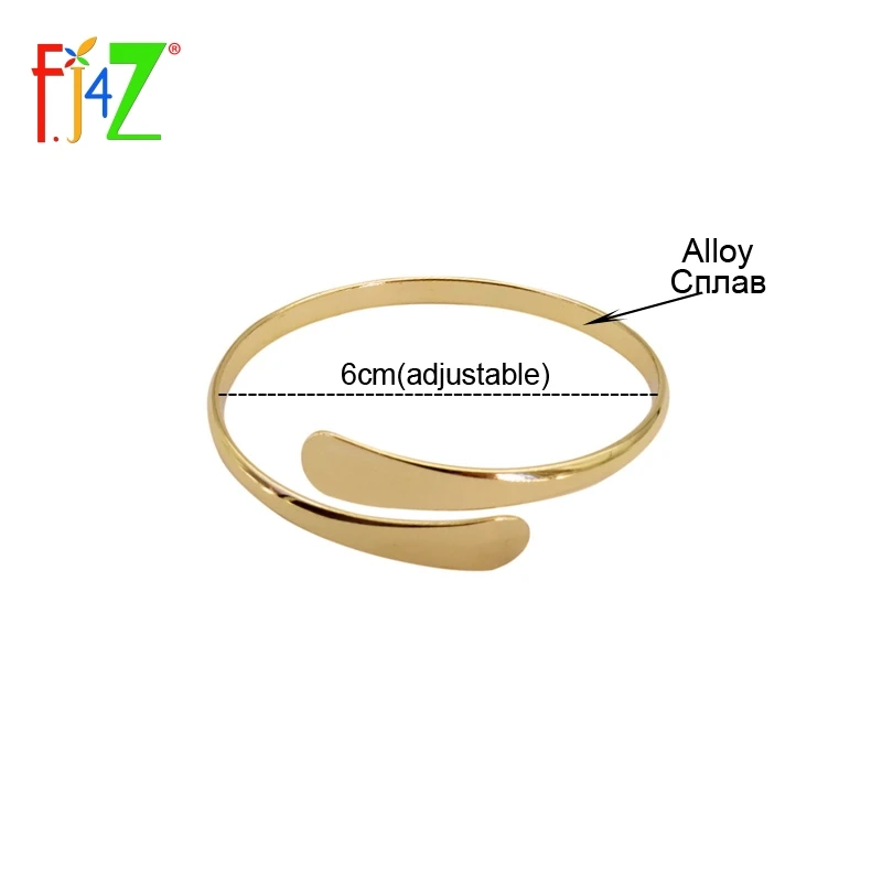Модный бренд дизайнерский Золотой Серебряный медный металлический простой Регулируемый браслет на запястье браслет для женщин pulseiras