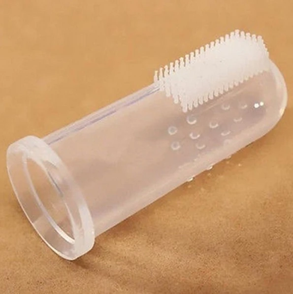 teething finger brush