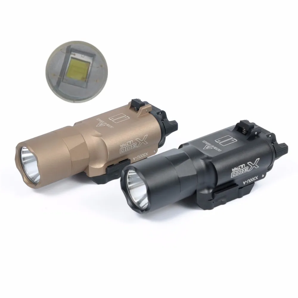 Armas de Caça à Prova Aimtis Tático Ultra Arma Led Luz Dwaterproof Água Spotlight Cree q5 Lanterna X300 12 tático spotlight cree q5 lanterna