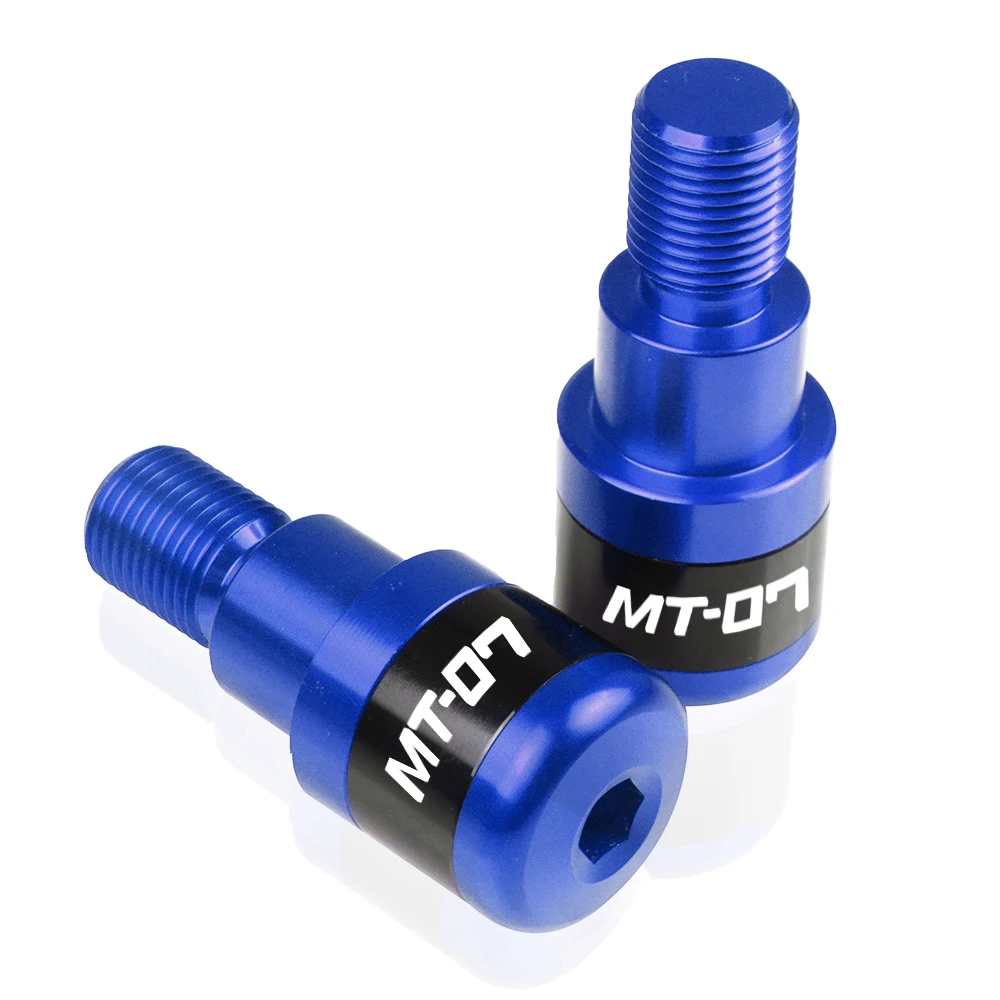 Tdz Apretones de manillar de la motocicleta for YAMAHA MT07 MT07 MT 07 2019 2018 2017 2016 15 14 13 Color : Azul